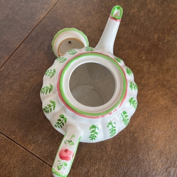 Hand-Painted Portuguese Teapot Vintage from the 1980s - Picture 6 of 11